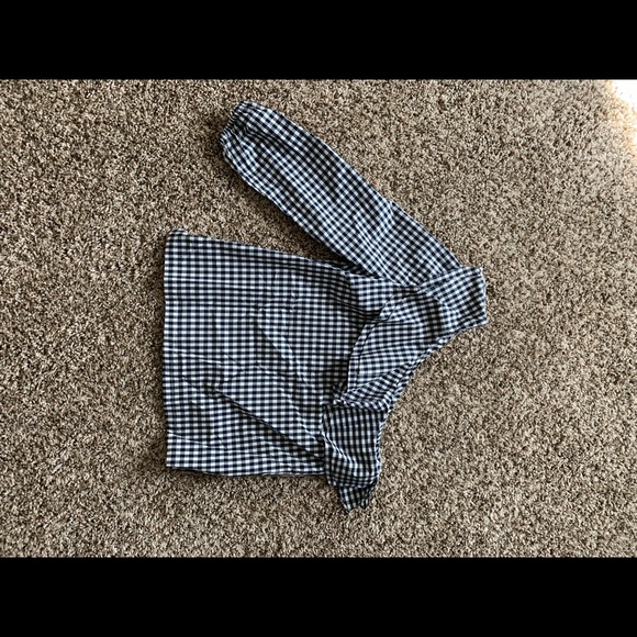 J.Crew one shoulder gingham top - Picture 5 of 5